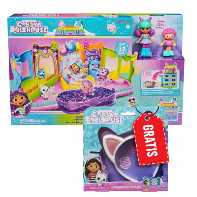 Aktion: Gabby's Dollhouse Spielset Rollschuhe + spielende Katzenohren GRATIS