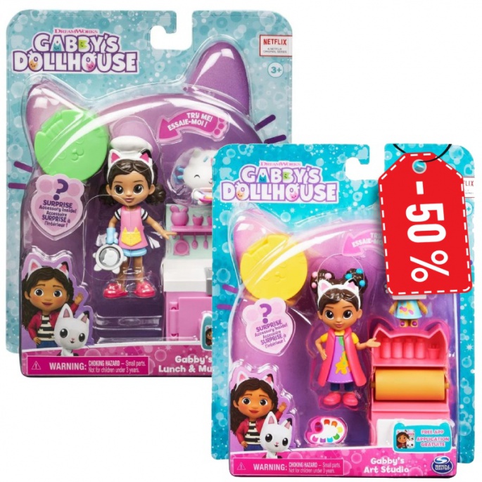 Aktion: Gabby's magisches Katzen-Spielset zum Kochen + Kunststudio zum halben Preis