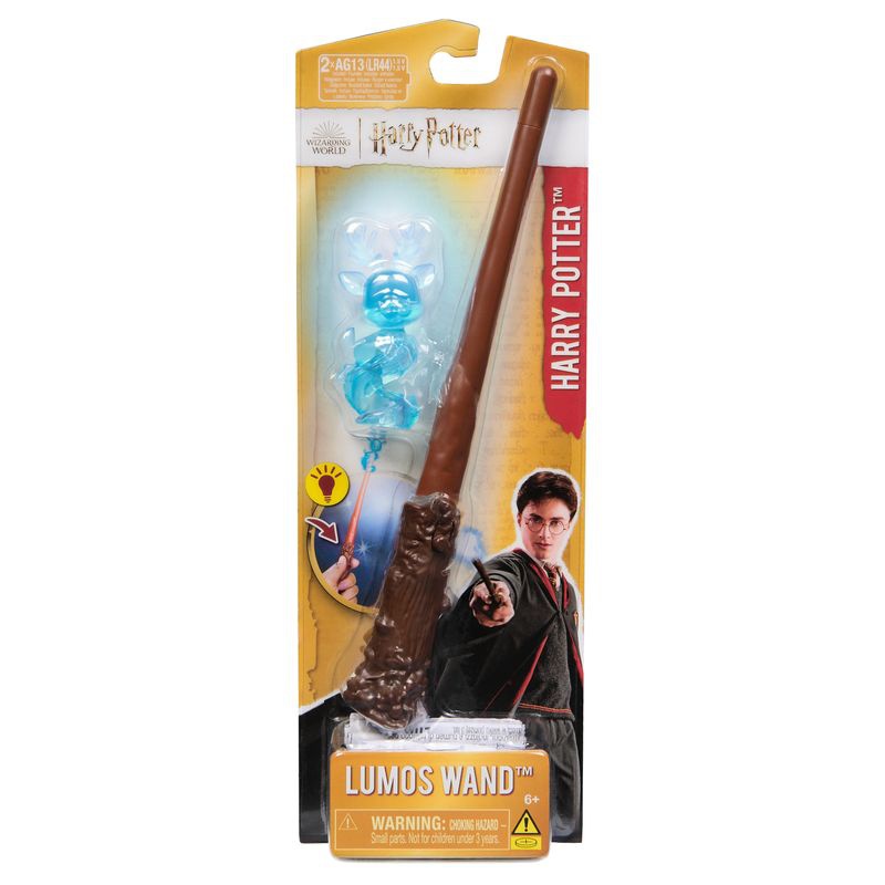 Aktion Harry Potter Zauberstab mit leuchtendem Patronus + Figuren Harry und Cho zum halben Preis