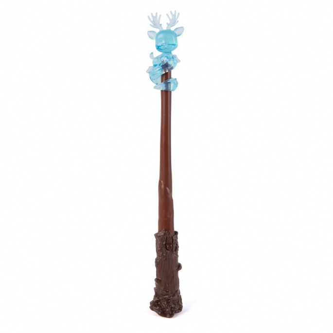 Aktion Harry Potter Zauberstab mit leuchtendem Patronus + Figuren Harry und Cho zum halben Preis