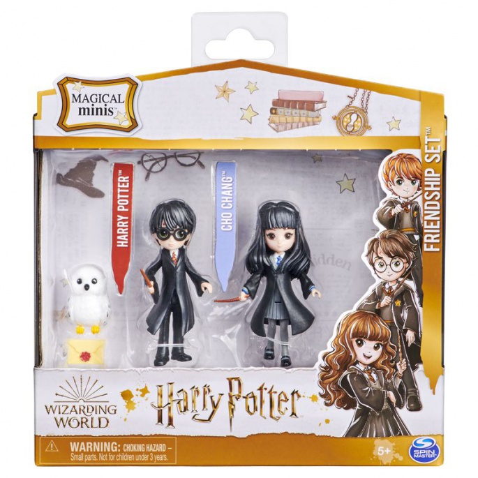 Aktion Harry Potter Zauberstab mit leuchtendem Patronus + Figuren Harry und Cho zum halben Preis
