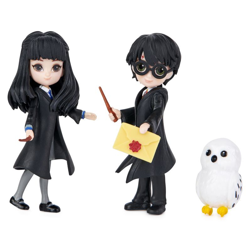 Aktion Harry Potter Zauberstab mit leuchtendem Patronus + Figuren Harry und Cho zum halben Preis