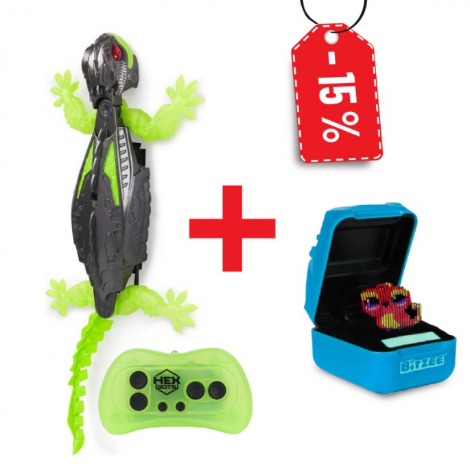 Vorteilhaftes Paket: RC Gekon klettert die Wände hoch + Bitzee Magicals mit 15% Rabatt