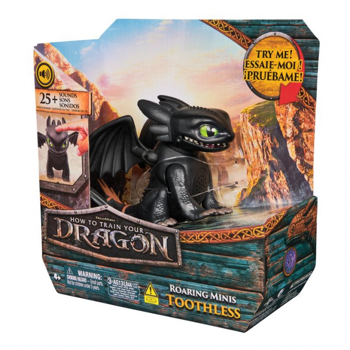 Drachenzähmen leicht gemacht Mini-Drache mit Geräuschen und Bewegung Ohnezahn