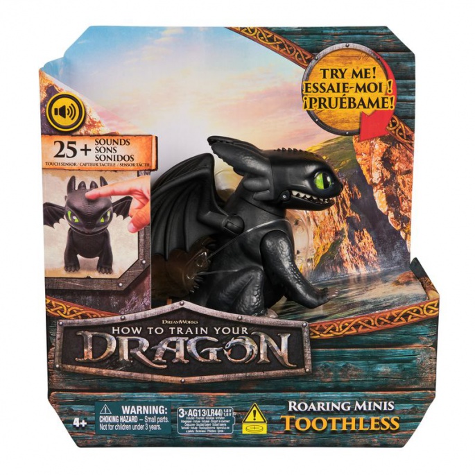 Drachenzähmen leicht gemacht Mini-Drache mit Geräuschen und Bewegung Ohnezahn