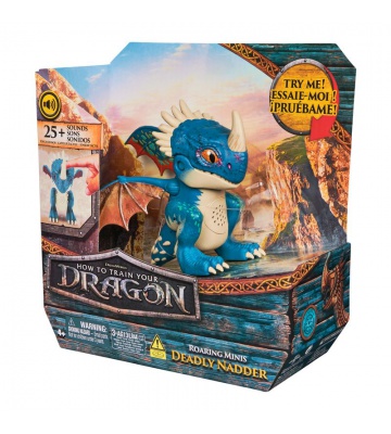 Drachenzähmen leicht gemacht Mini Drache mit Geräuschen und Bewegung Tödlicher Nadder