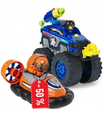 PAW Patrol interaktives Auto Rescue Wheels Chase + Grundauto Zuma zum halben Preis