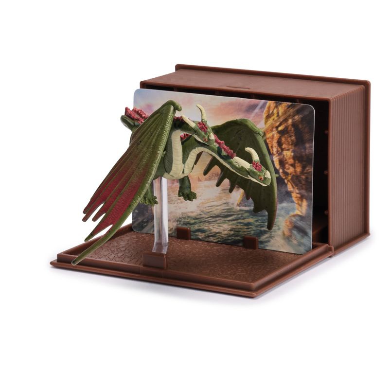 Drachenzähmen leicht gemacht Figur mit Karten im Drachenbuch