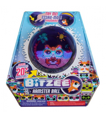 Bitzee interaktives digitales Haustier Hamster in der Kugel