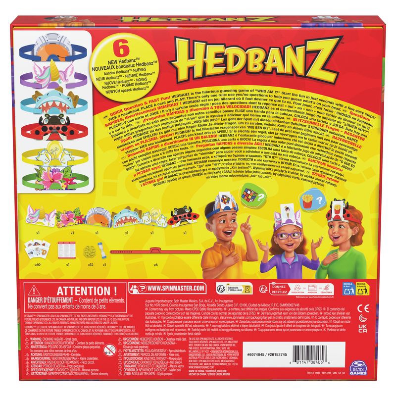 Spin Master Games Gesellschaftsspiel Hedbanz 2025