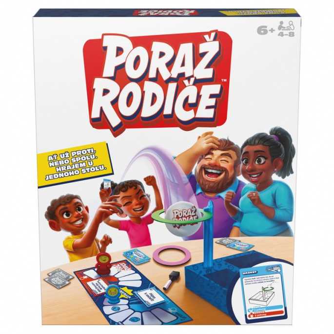 Spin Master Games Gesellschaftsspiel Schlag die Eltern 2025 - tschechische Version