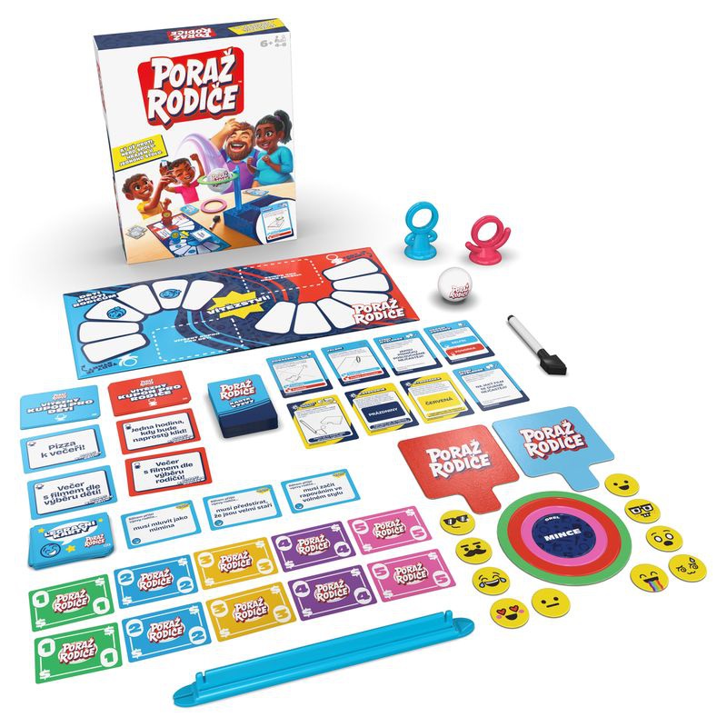 Spin Master Games Gesellschaftsspiel Schlag die Eltern 2025 - tschechische Version