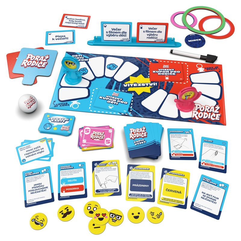 Spin Master Games Gesellschaftsspiel Schlag die Eltern 2025 - tschechische Version