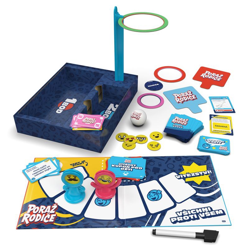 Spin Master Games Gesellschaftsspiel Schlag die Eltern 2025 - tschechische Version