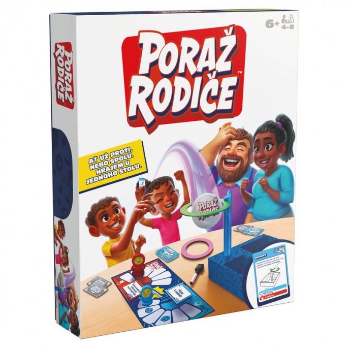 Spin Master Games Gesellschaftsspiel Schlag die Eltern 2025 - tschechische Version