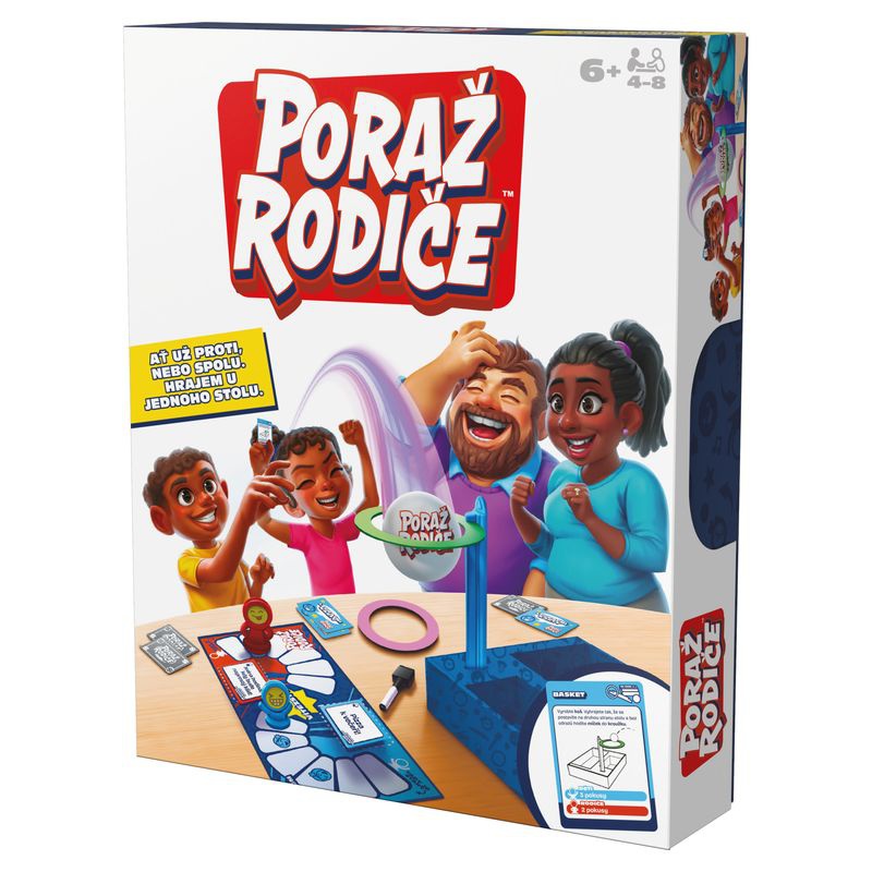 Spin Master Games Gesellschaftsspiel Schlag die Eltern 2025 - tschechische Version