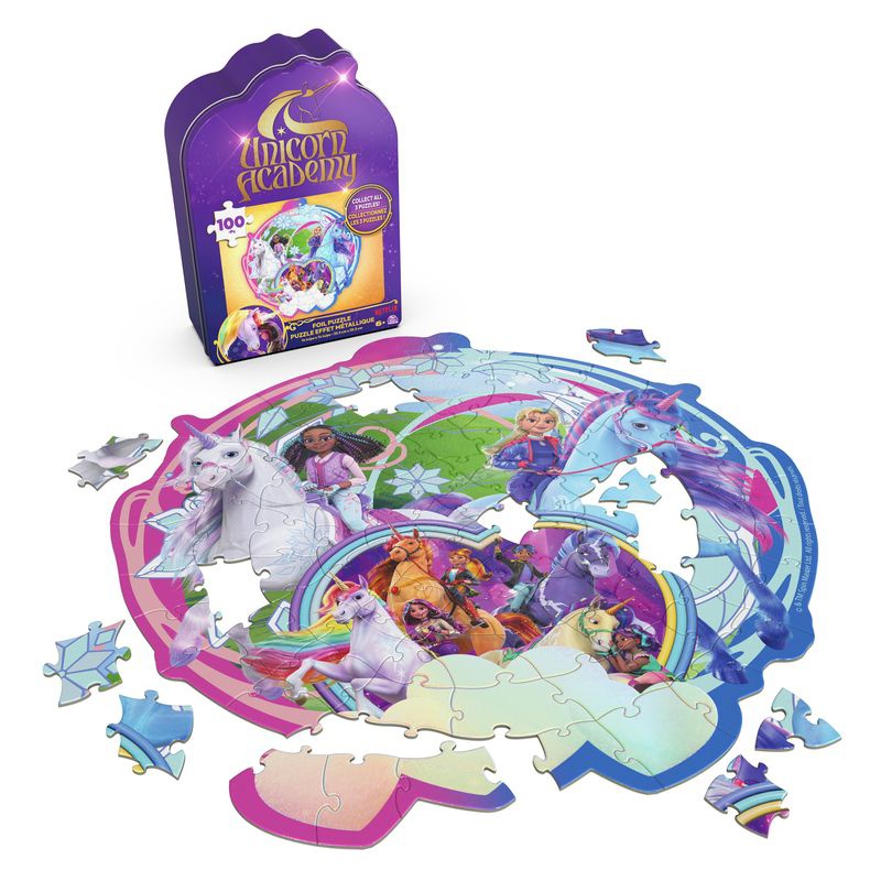Unicorn Academy Puzzle Eisabenteuer 100 Teile
