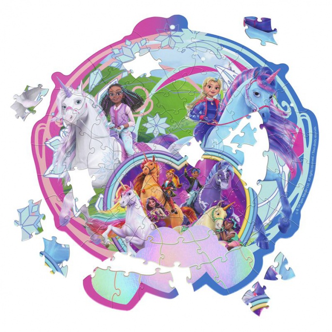 Unicorn Academy Puzzle Eisabenteuer 100 Teile