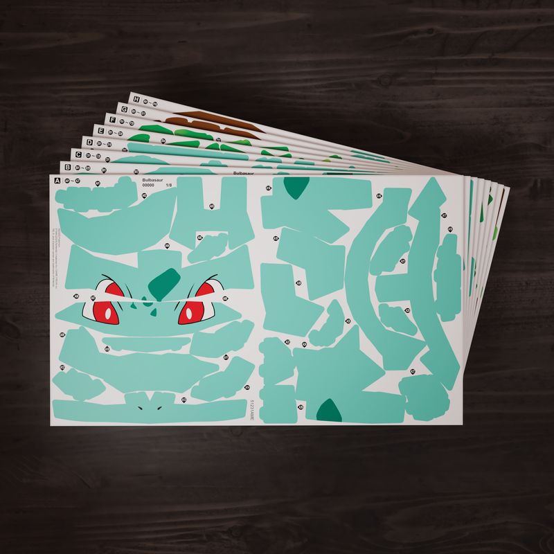 Puzzle Pokémon Bulbasaur 3D