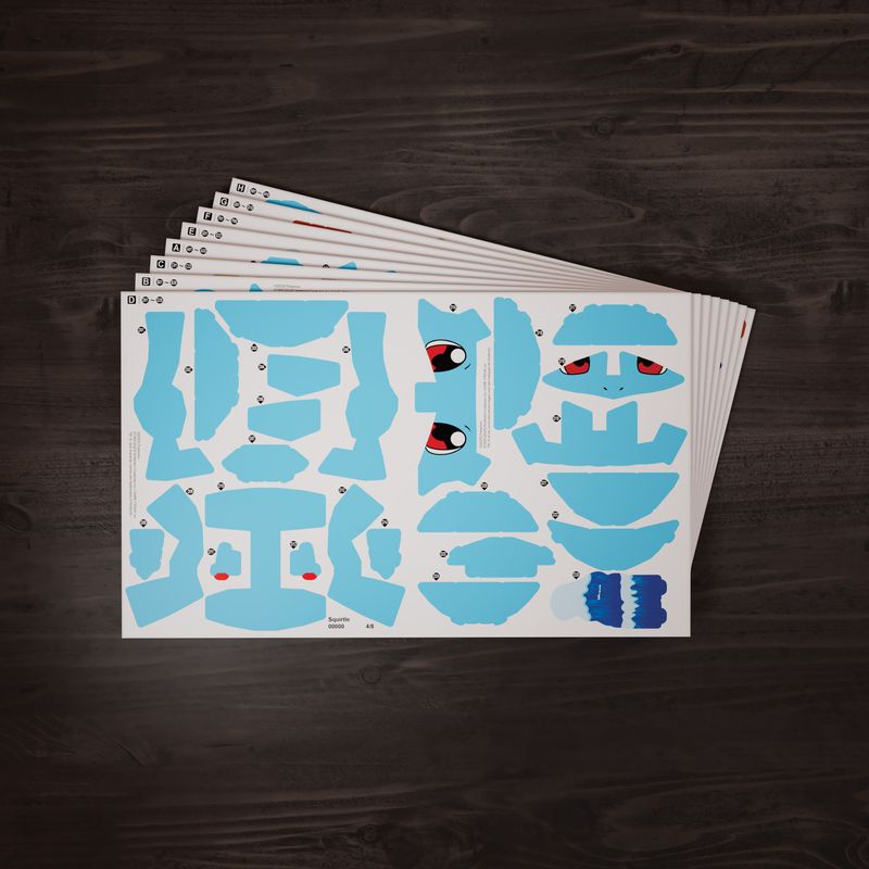 Pokémon Squirtle 3D Puzzle