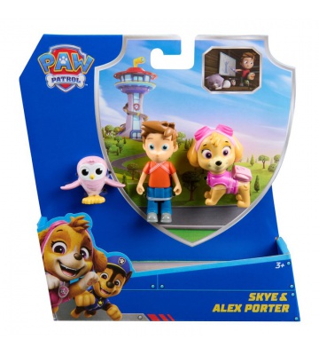 Paw Patrol Figur Skye und Alex Porter
