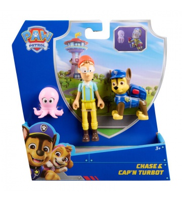 Paw Patrol Figur Chase und Kapitän Turbot