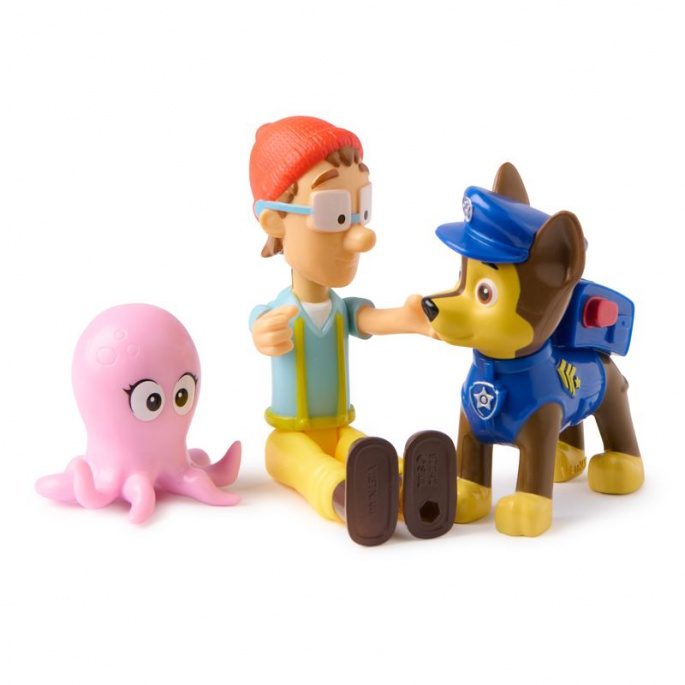 Paw Patrol Figur Chase und Kapitän Turbot
