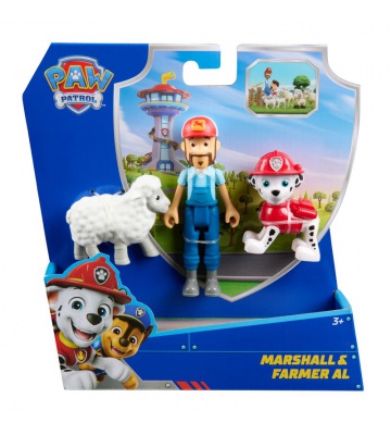 Paw Patrol Figur Marshal und Bauer Al