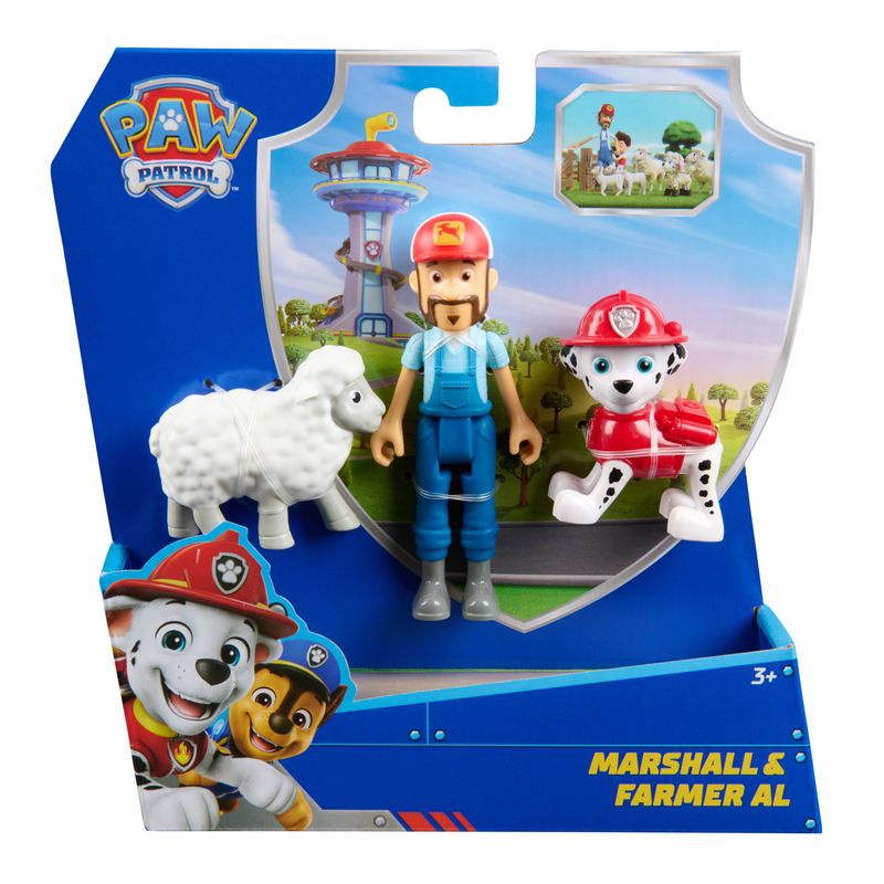 Paw Patrol Figur Marshal und Bauer Al