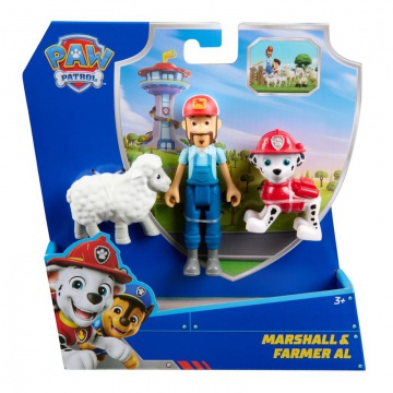 Paw Patrol Figur Marshal und Bauer Al