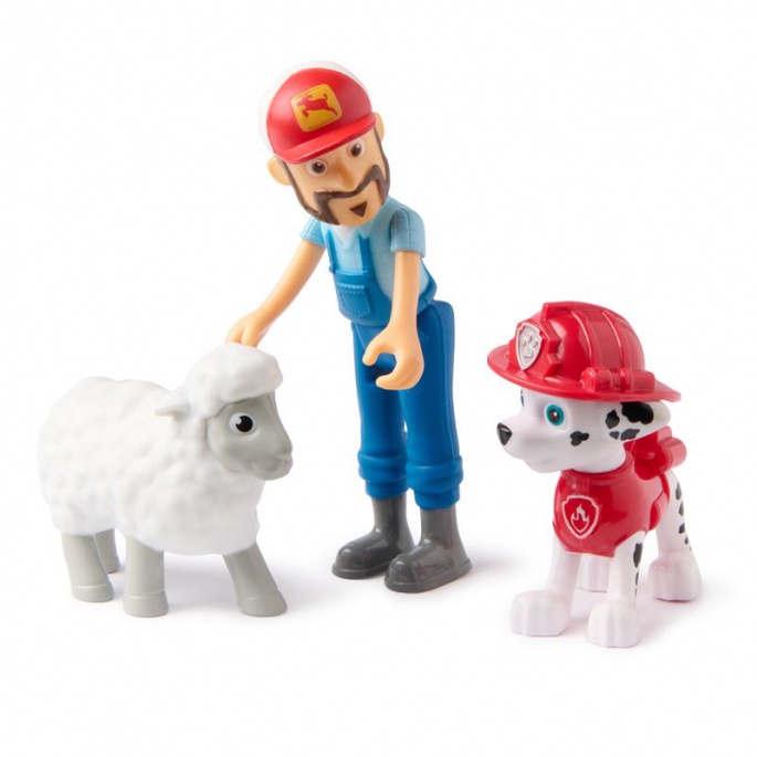 Paw Patrol Figur Marshal und Bauer Al