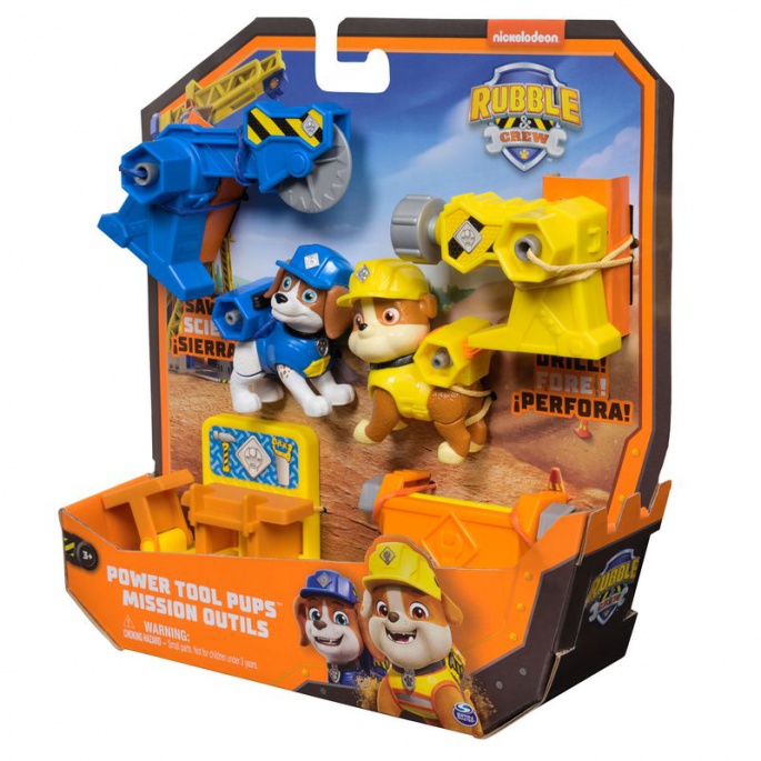 Rubble & Crew Figur Rubble und Wheeler mit Ausrüstung
