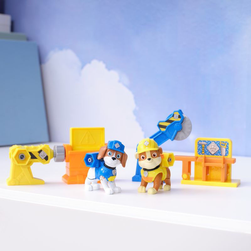 Rubble & Crew Figur Rubble und Wheeler mit Ausrüstung