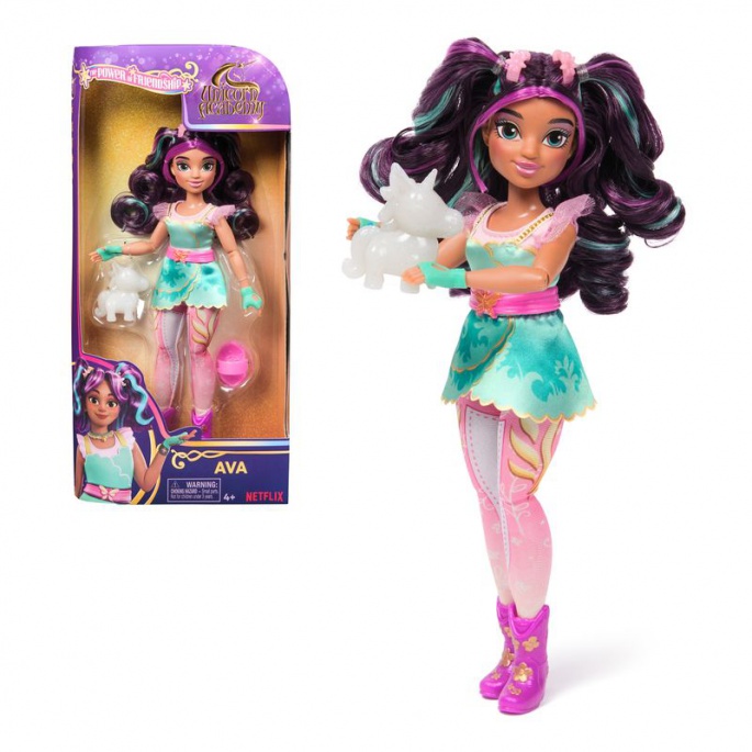 Unicorn Academy Puppe Ava mit Einhornfohlen 24 cm