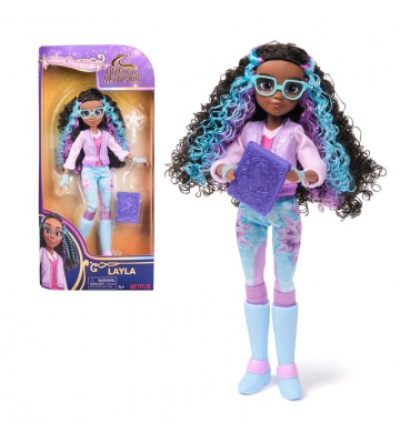 Unicorn Academy Puppe Layla mit Buch 24 cm