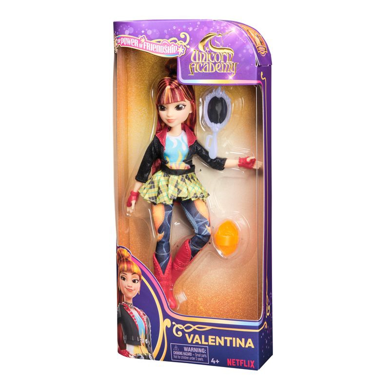 Unicorn Academy Puppe Valentina mit Spiegel 24 cm