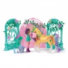 Unicorn Academy kleiner Stall mit Puppe Ava und Farbwechsel-Einhorn Leaf