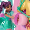 Unicorn Academy kleiner Stall mit Puppe Ava und Farbwechsel-Einhorn Leaf