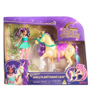 Unicorn Academy Ava und Einhorn Leaf mit leuchtendem Bild