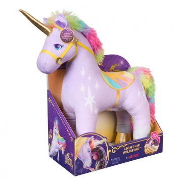 Unicorn Academy Plüscheinhorn Wildstar mit Geräuschen 38 cm