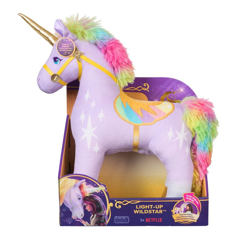 Unicorn Academy Plüscheinhorn Wildstar mit Geräuschen 38 cm