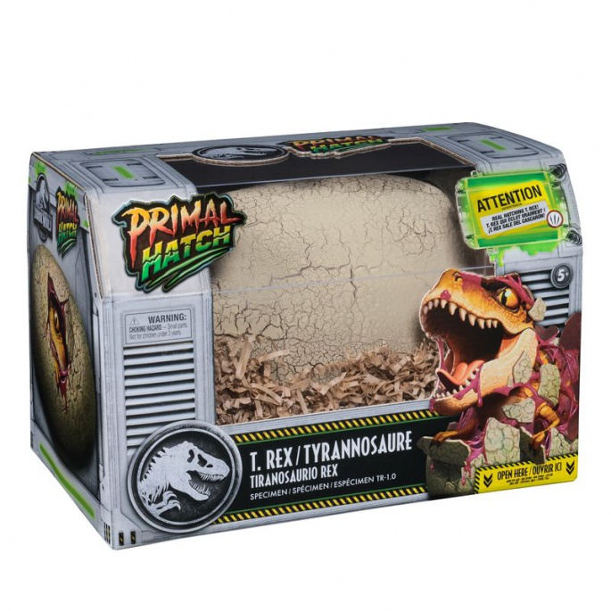 Primal Hatch interaktiver T-rex schlüpft aus dem Ei