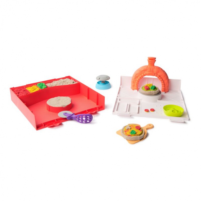 Kinetic Sand Pizza-Herstellung