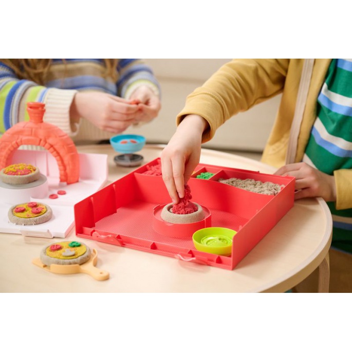 Kinetic Sand Pizza-Herstellung