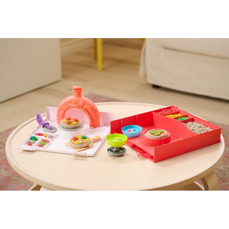 Kinetic Sand Pizza-Herstellung