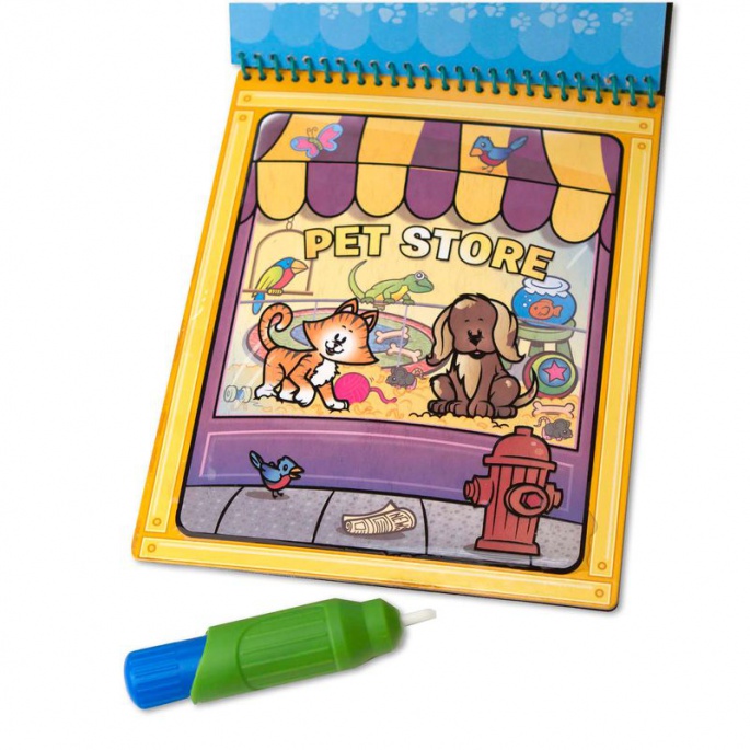 Melissa & Doug Water WOW Wassermal-Zauber Tiere