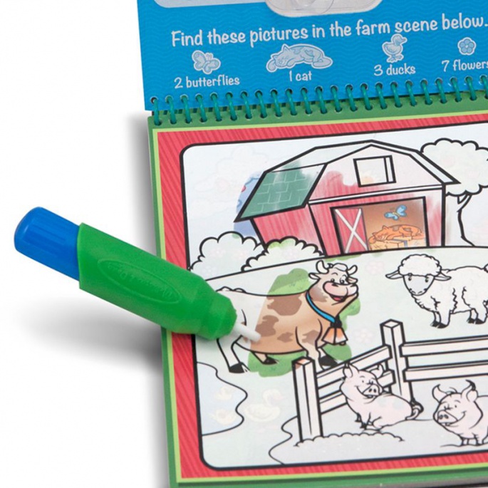 Melissa & Doug Water WOW Wassermal-Zauber Tiere