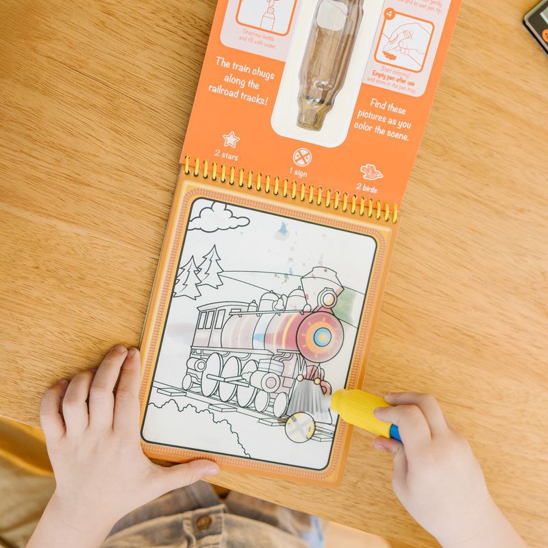 Melissa & Doug Water WOW magisches Wassermalen Fahrzeuge