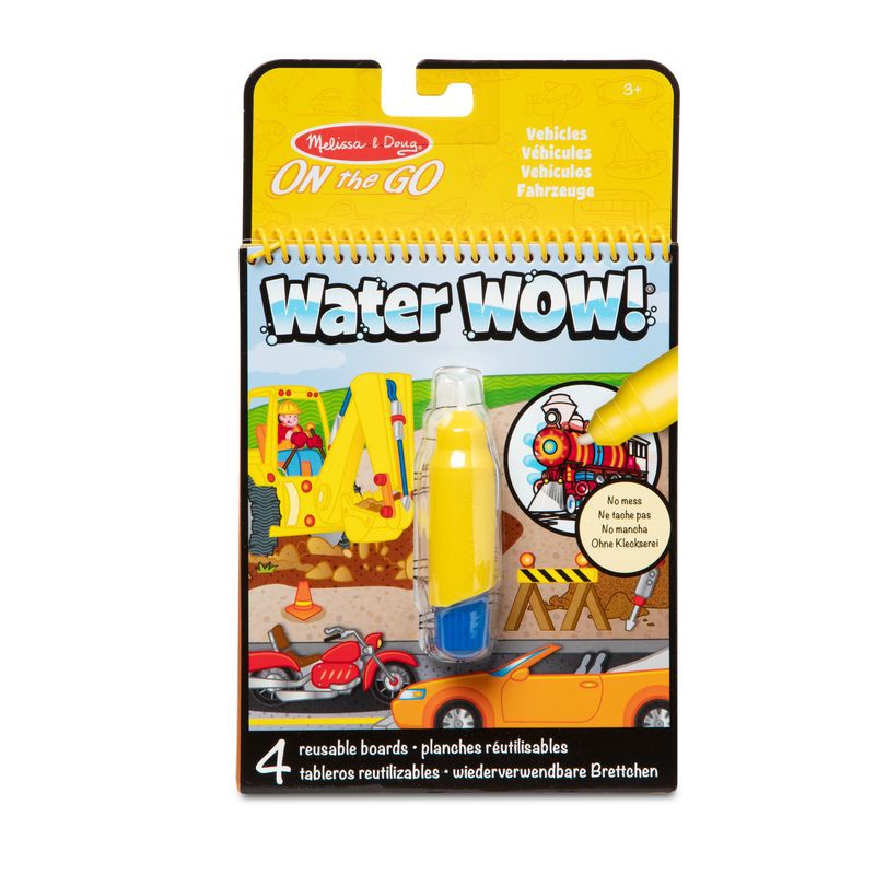 Melissa & Doug Water WOW magisches Wassermalen Fahrzeuge