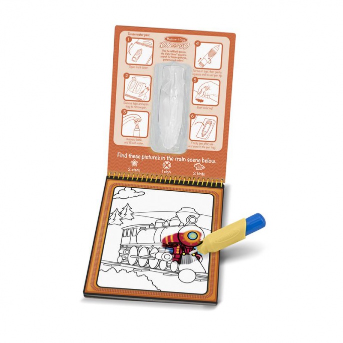 Melissa & Doug Water WOW magisches Wassermalen Fahrzeuge